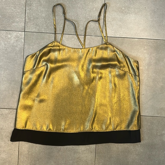 Parker Tops - Parker Gold and Black Camisole